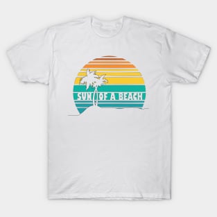 Retro Sun Of A Beach: Sunrise Edition T-Shirt